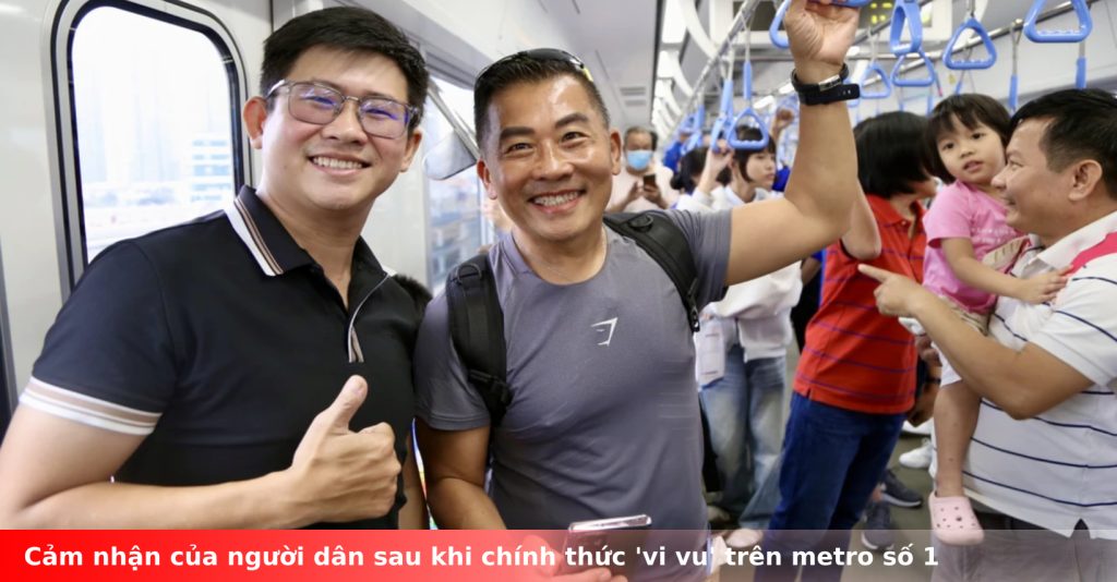 Ngày cuối tuần đặc biệt trên tuyến metro số 1 Bến Thành - Suối Tiên