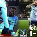 Crystal Palace - Arsenal: Rice sút hiểm hóc nâng tỷ số lên 5-1