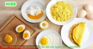 Hi88 cho trứng: Số trứng nên ăn đối với người sợ cholesterol